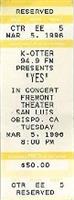 Ticket Stubs